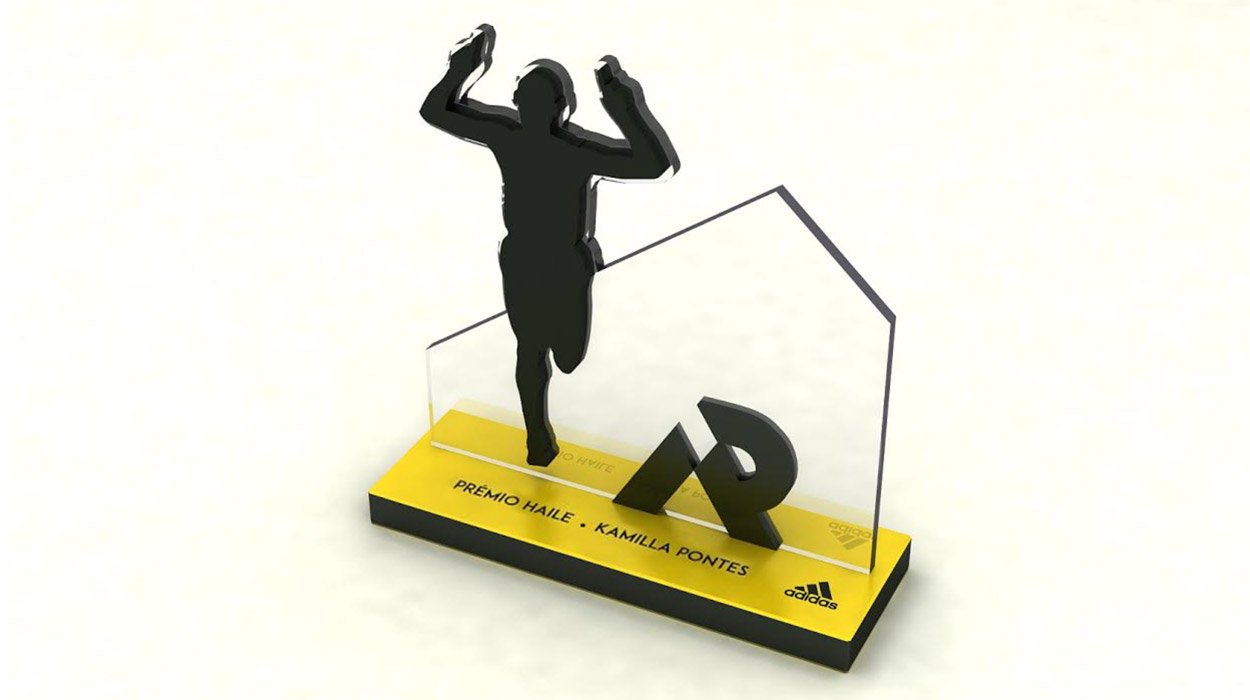 Fatto Acrílico Troféu Adidas em Acrílico