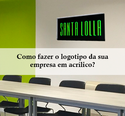 Logotipos e Letreiros em Acrílico